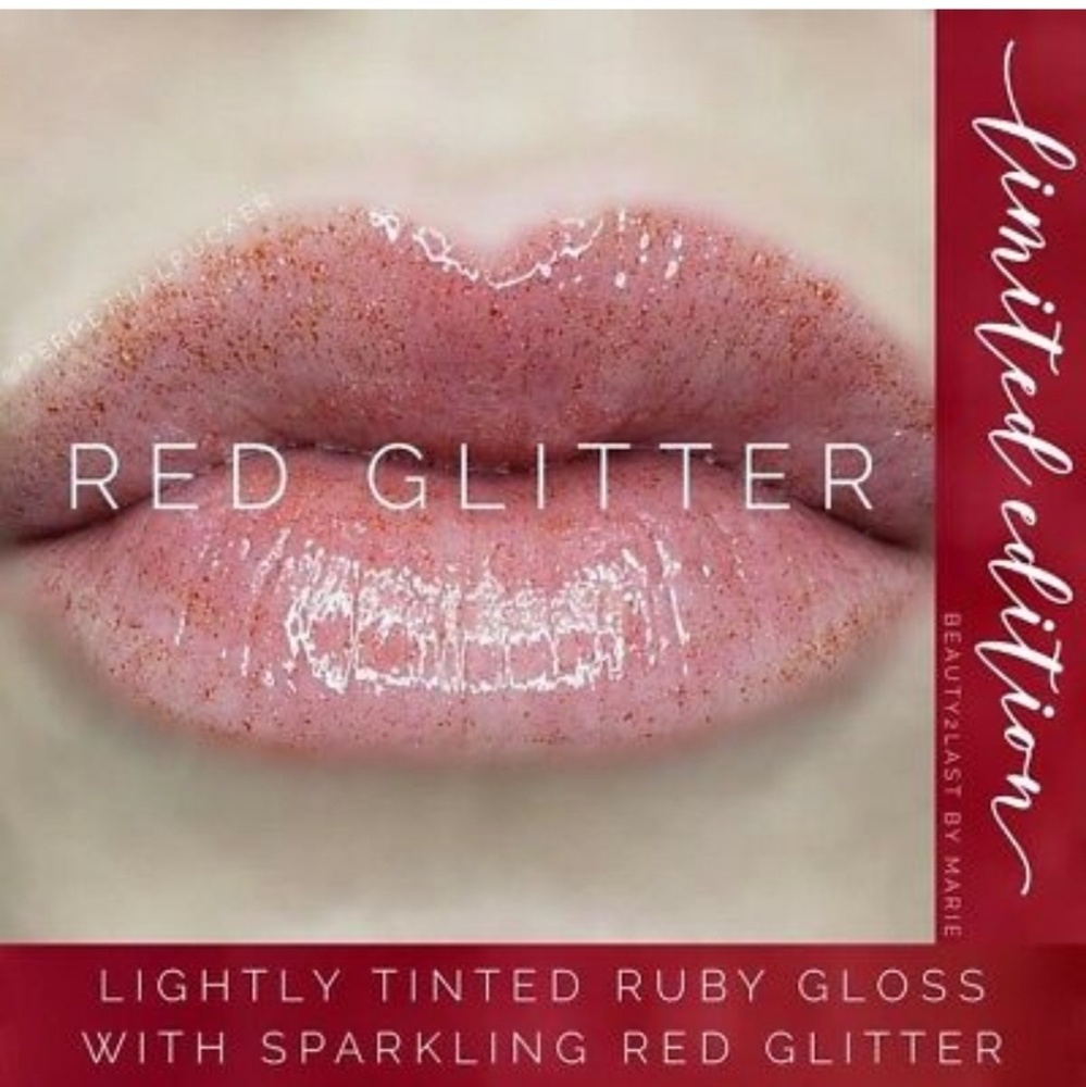 Lipsense Red Glitter Gloss